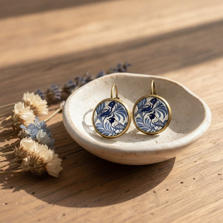 Ambre Vintage Earrings
