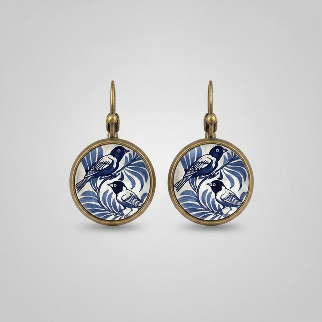Ambre Vintage Earrings