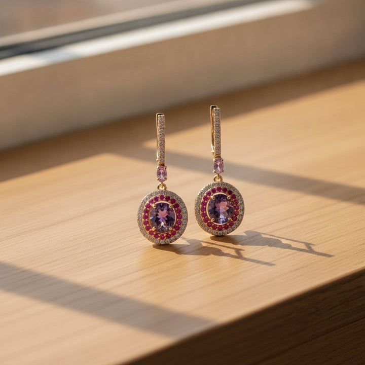 Ambre Gold Earrings