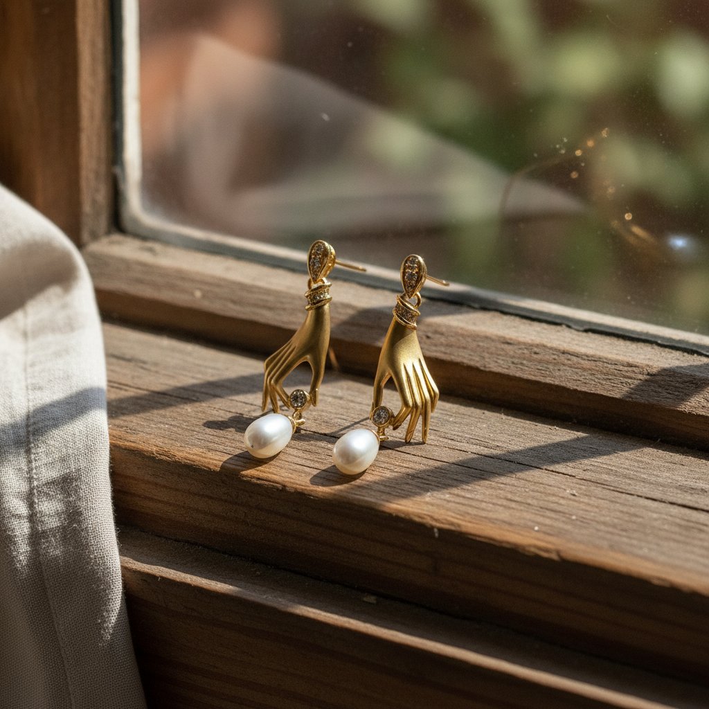 Romy Pearl Earrings