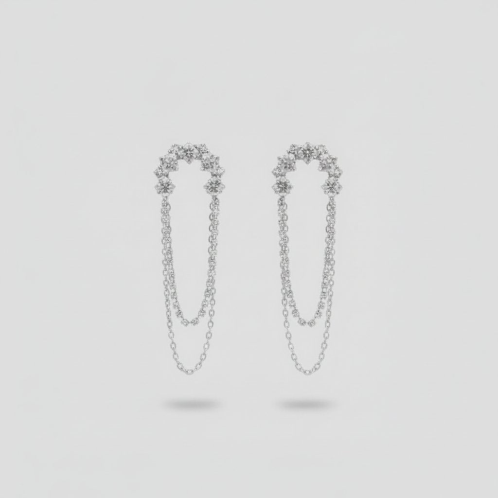 Vionnet Crystal Earrings