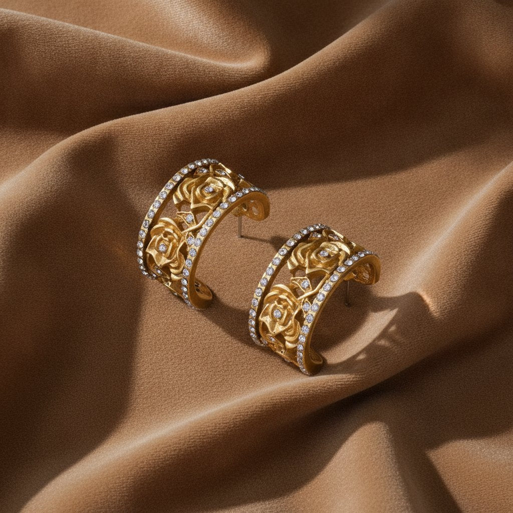 Valentine Gold Earrings