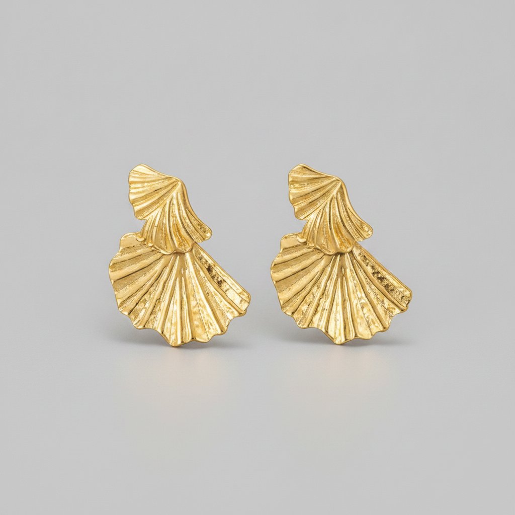 Cerise Gold Earrings