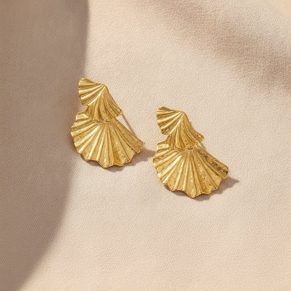 Cerise Gold Earrings