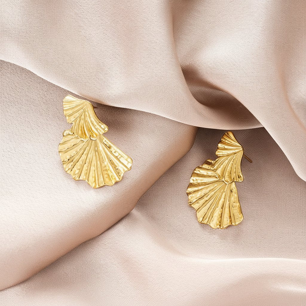 Cerise Gold Earrings
