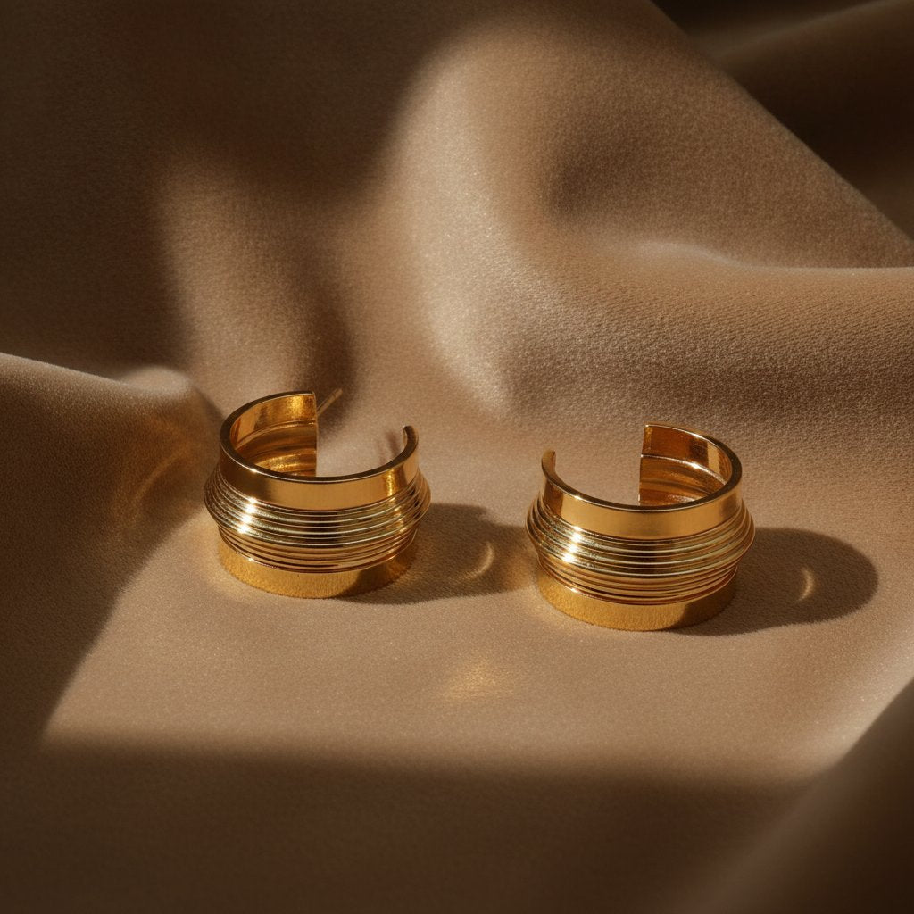 Cerise Gold Earrings