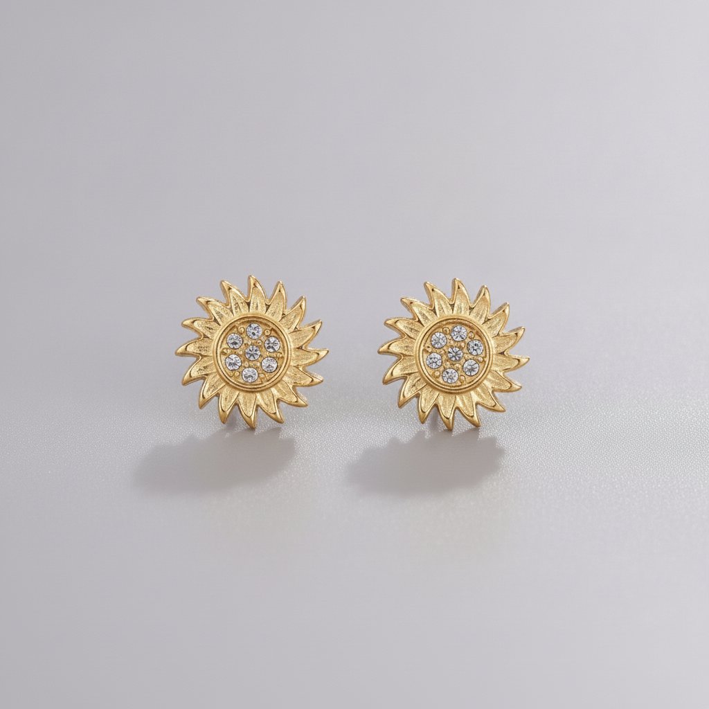 Cerise Gold Earrings