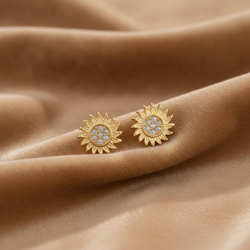Cerise Gold Earrings