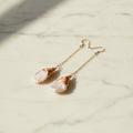 Cerise Pearl Earrings
