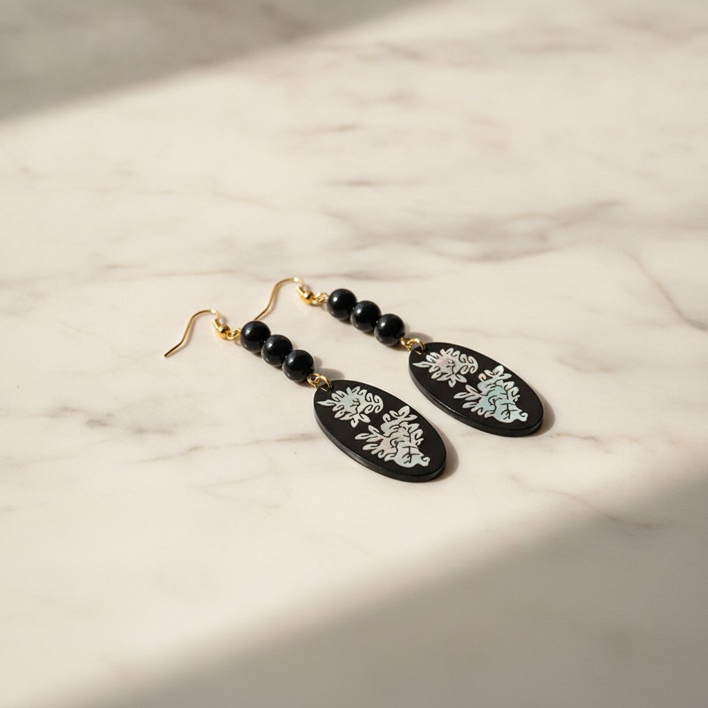 Cerise Vintage Earrings