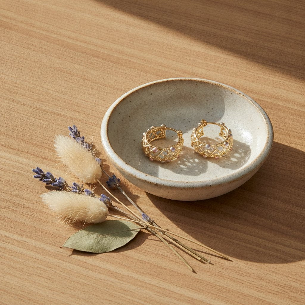 Une Pearl Earrings