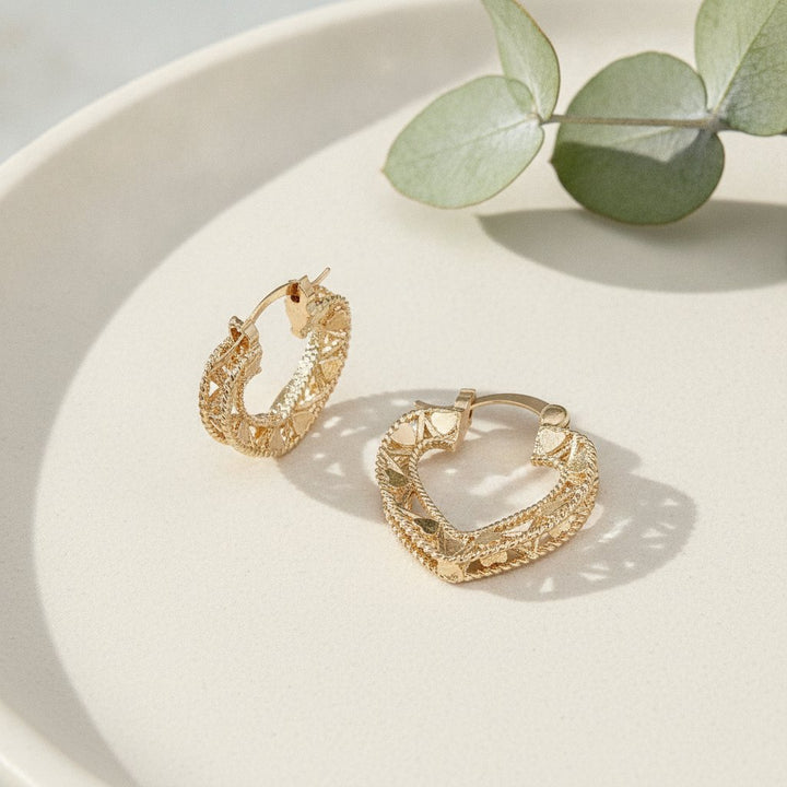 Une Gold Earrings