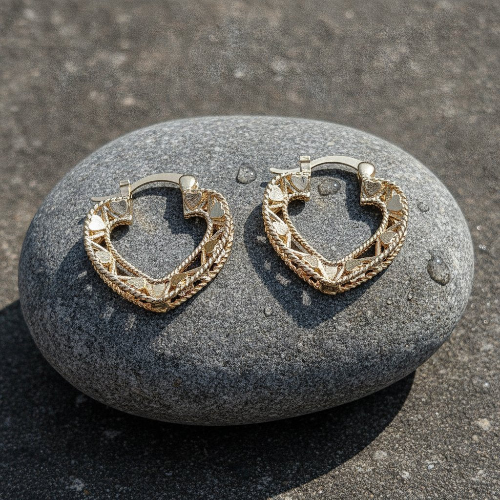 Une Gold Earrings