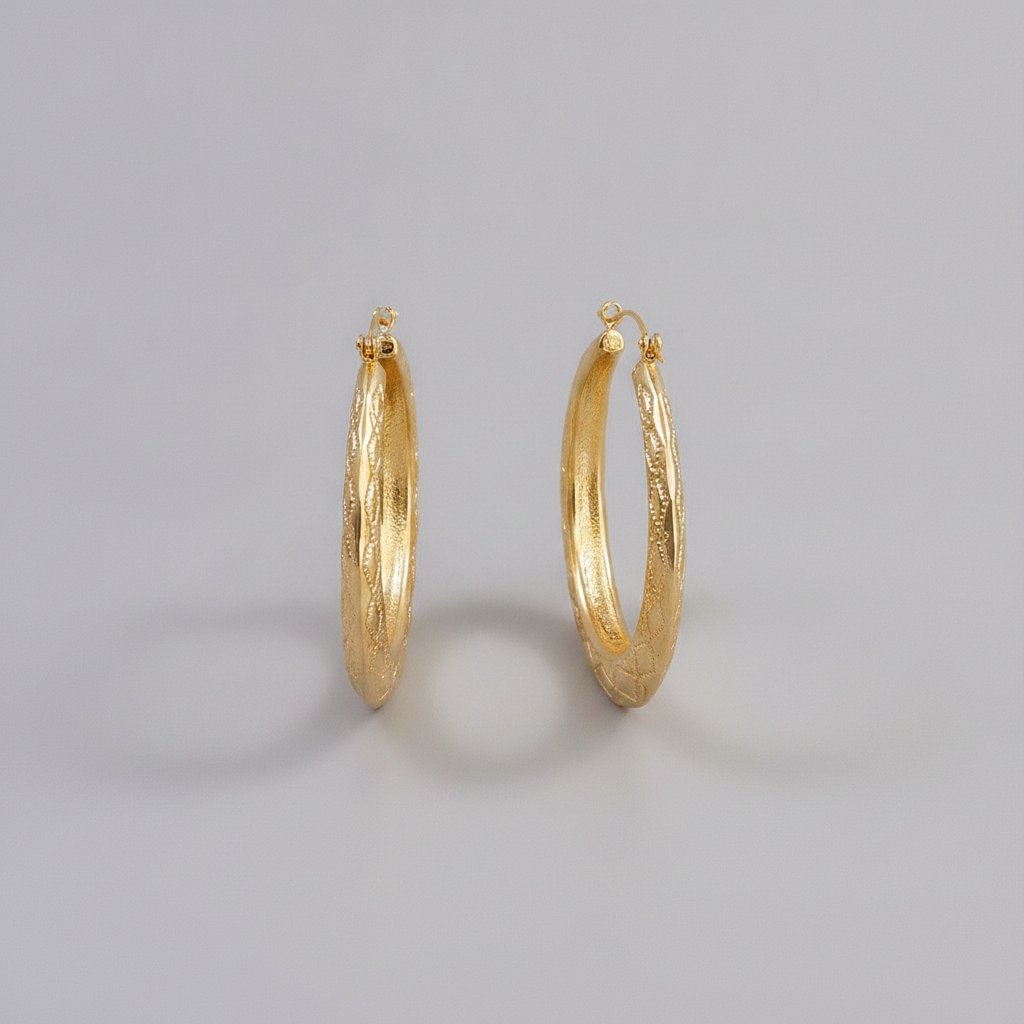 Une Gold Earrings