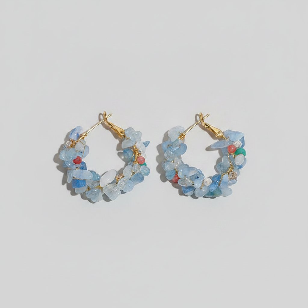 Amara Aquamarine Earrings