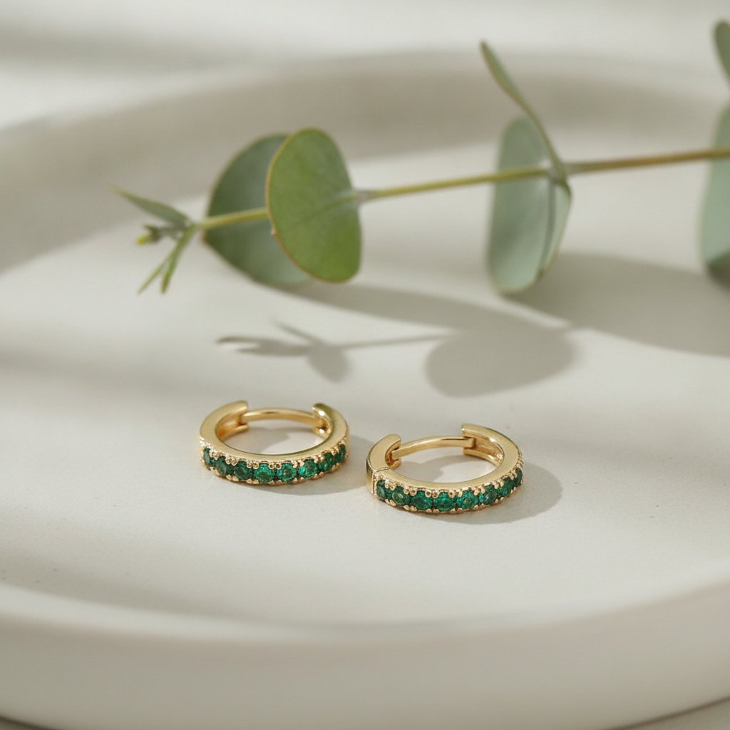 Giada Emerald Earrings