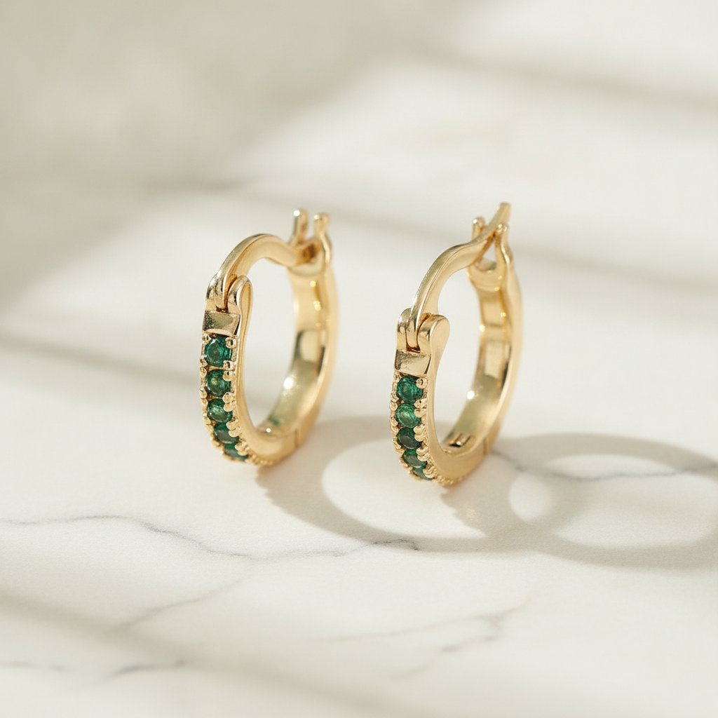 Giada Emerald Earrings