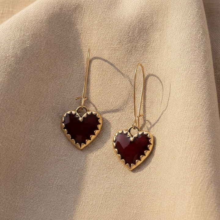 Hespera Garnet Earrings