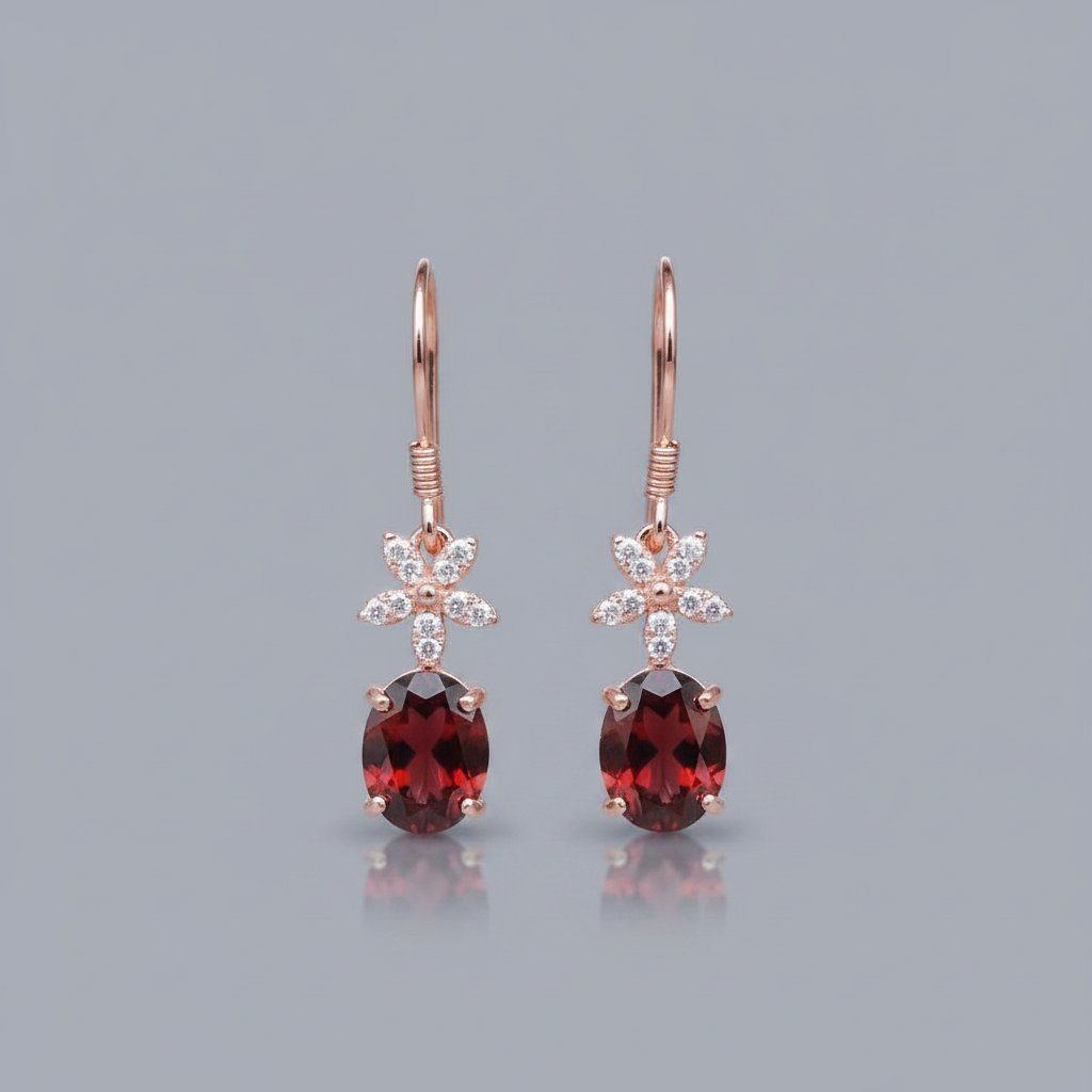 Kaia Ruby Earrings