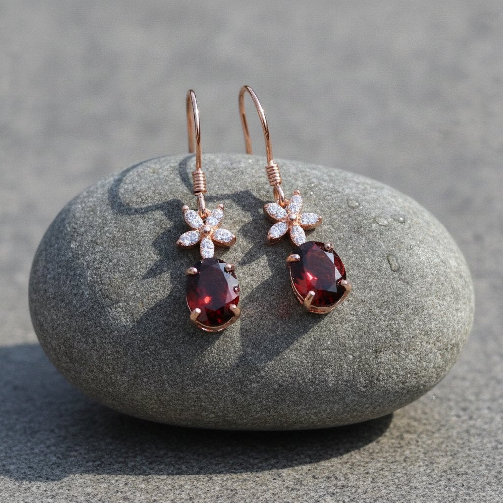 Kaia Ruby Earrings