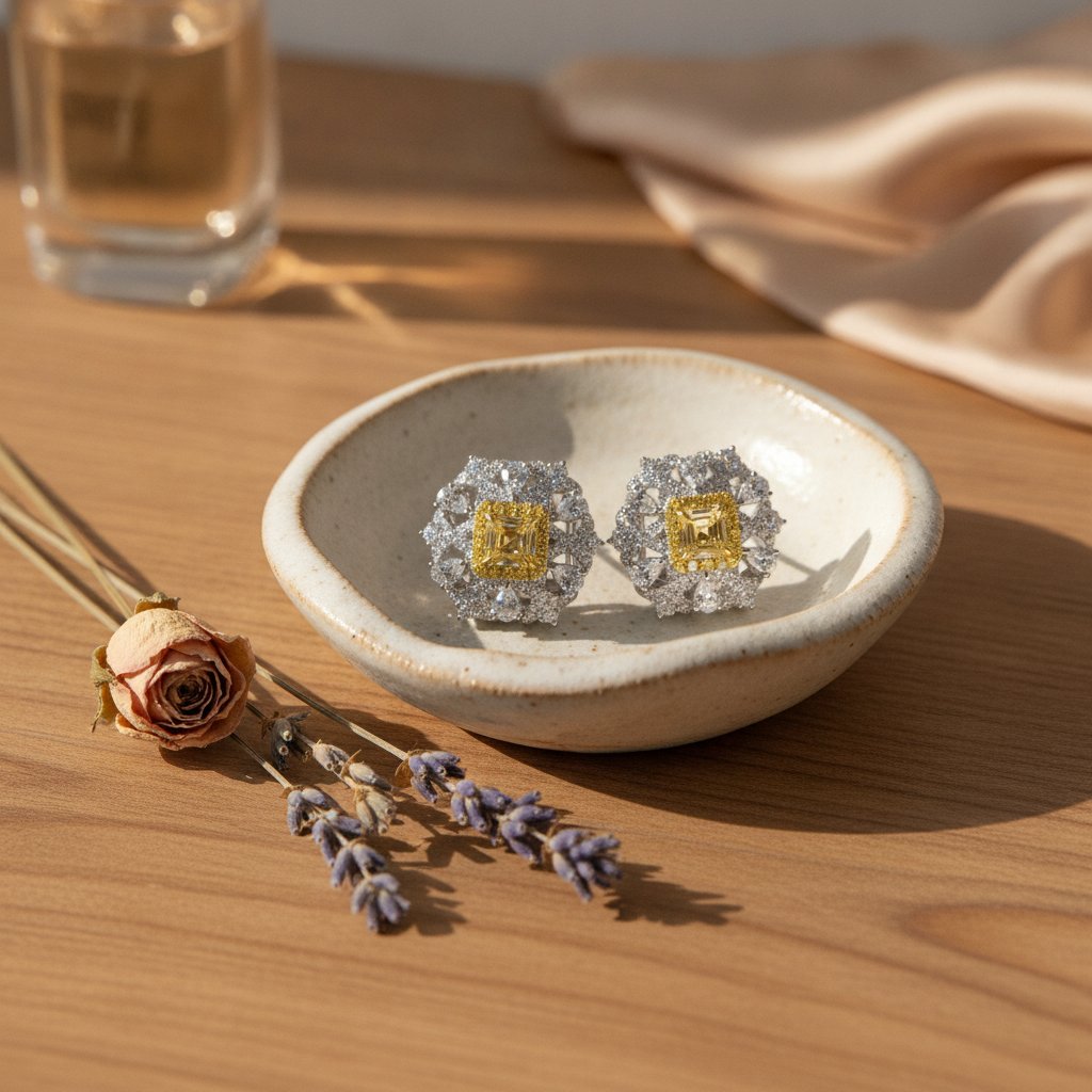 Leocadia Diamond Earrings