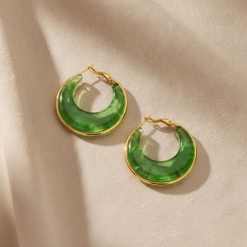 Solveig Emerald Earrings