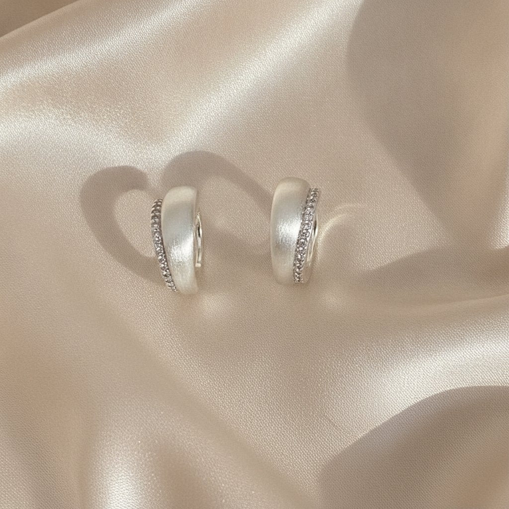 Tindra Silver Earrings