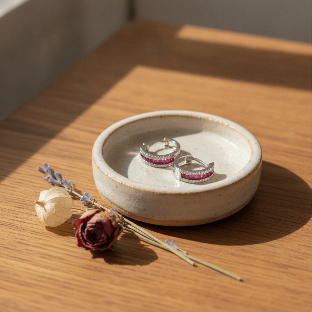 Vivienne Ruby Earrings