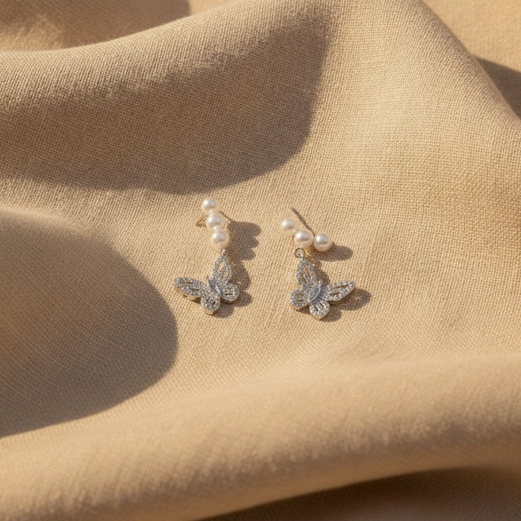 Delphine Pearl Earrings