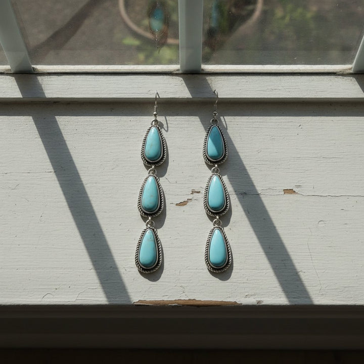 Oceane Larimar Earrings