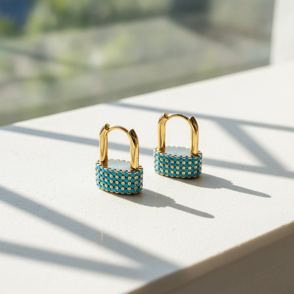 Rosalie Turquoise Earrings