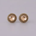 Boucles d'oreilles vintage champagne