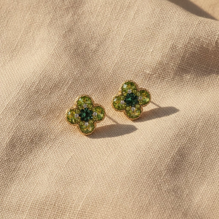 Cassia Peridot Earrings