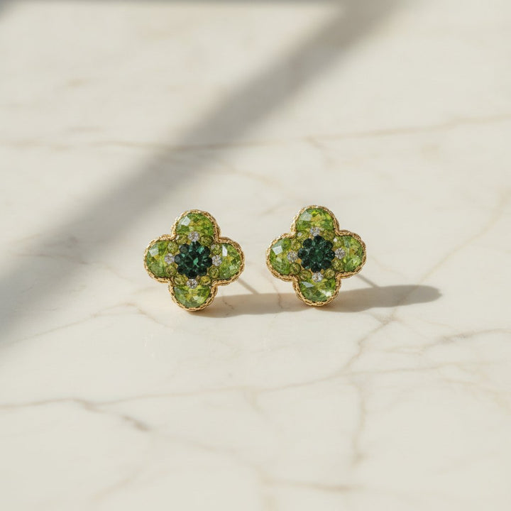 Cassia Peridot Earrings