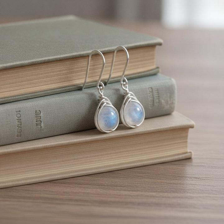 Isolde Moonstone Earrings