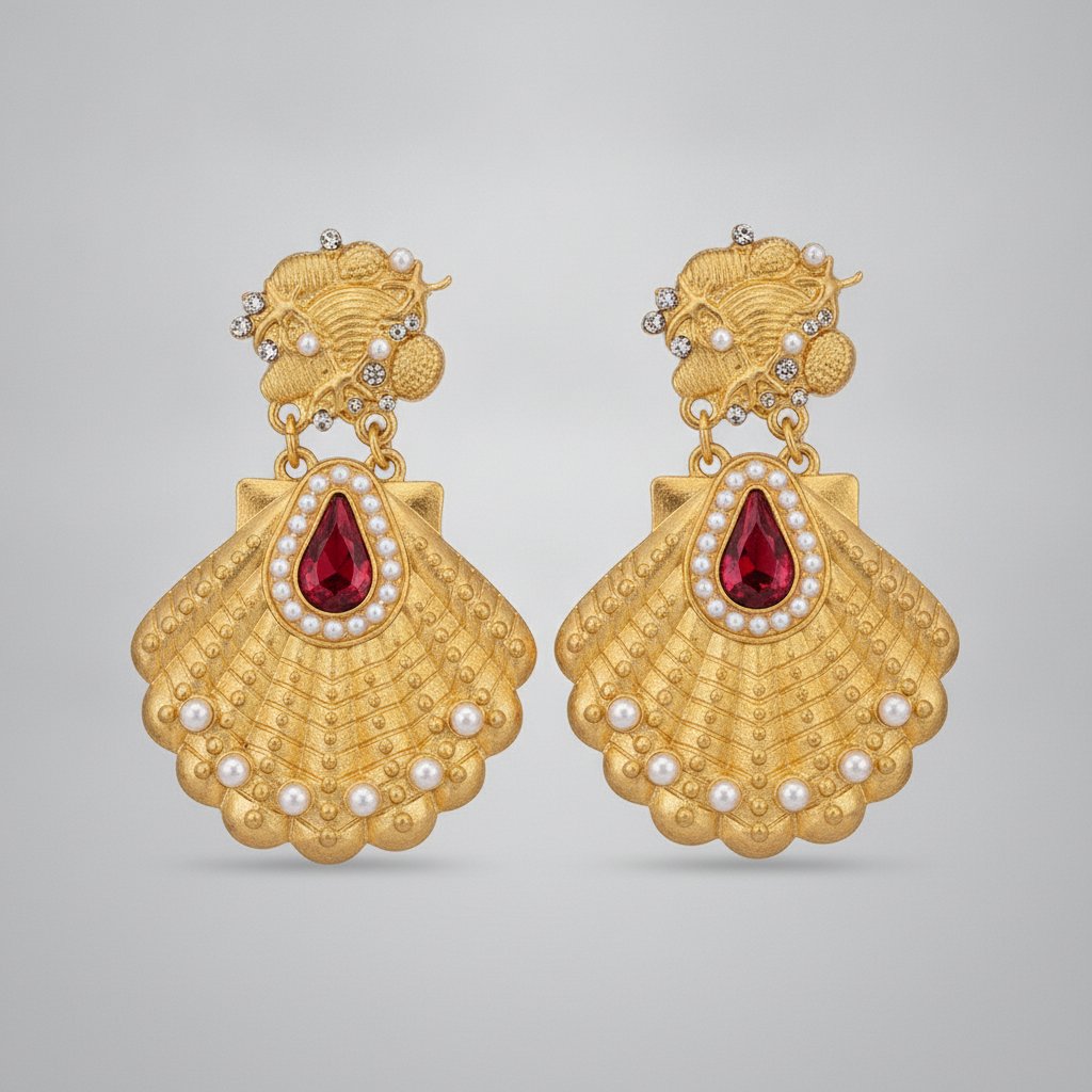 Anouk Ruby Earrings