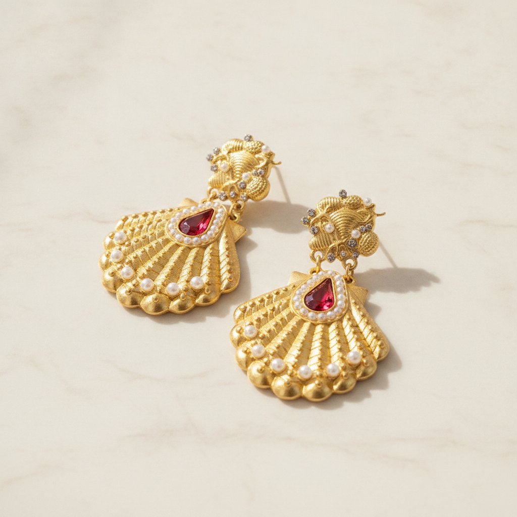Anouk Ruby Earrings