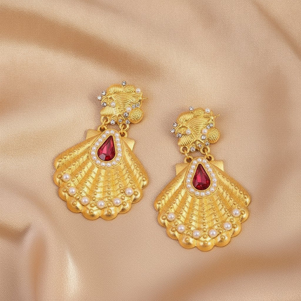 Anouk Ruby Earrings
