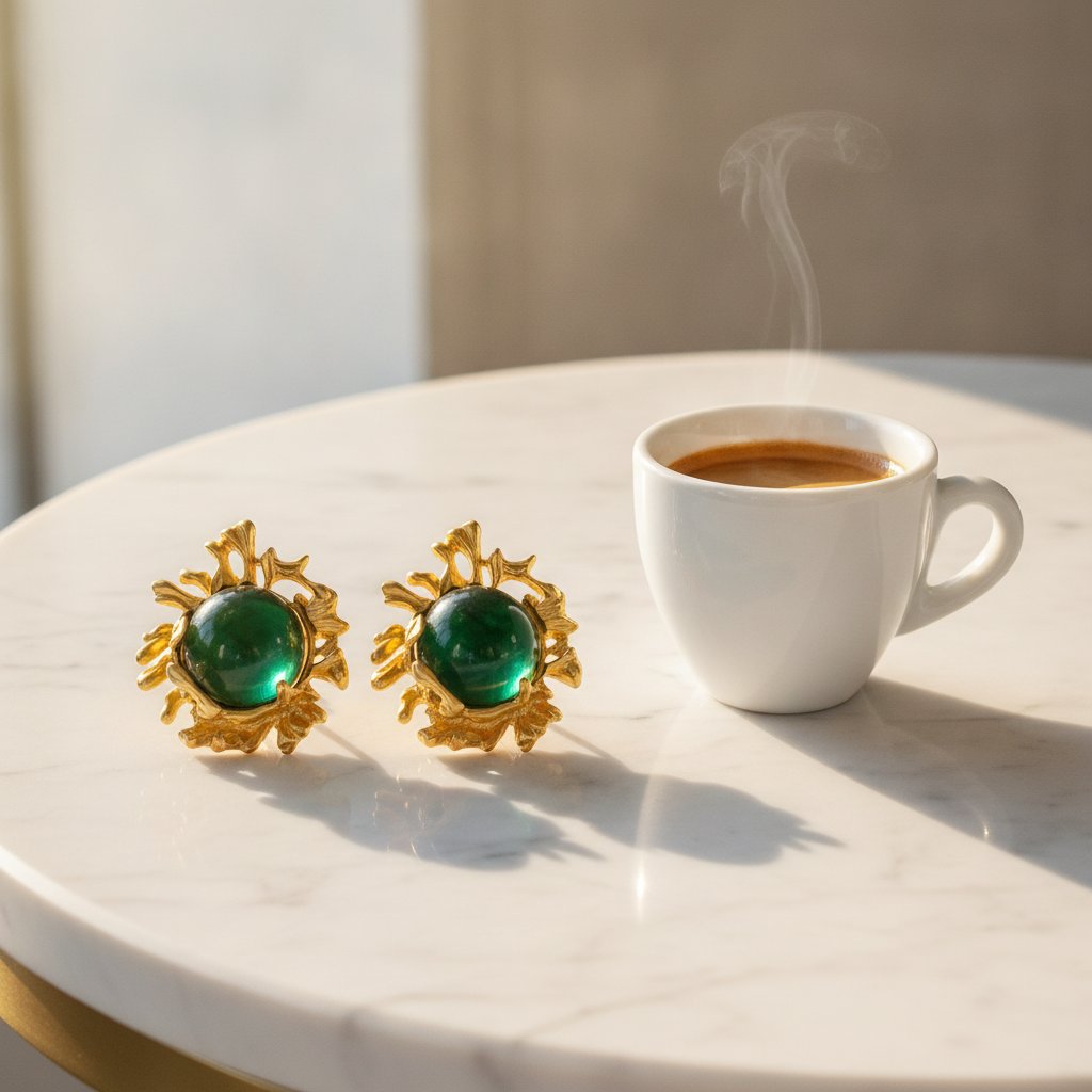 Thessaly Jade Earrings