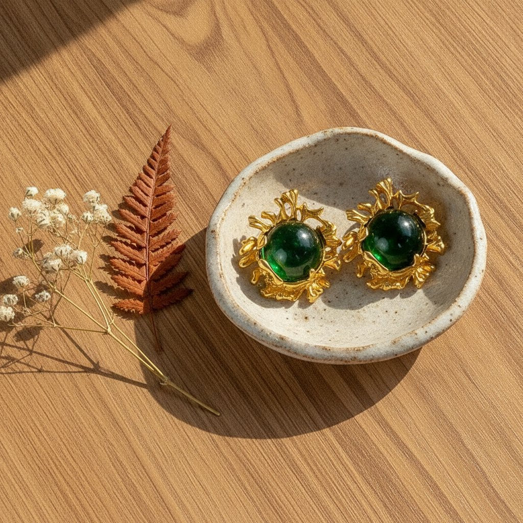 Thessaly Jade Earrings