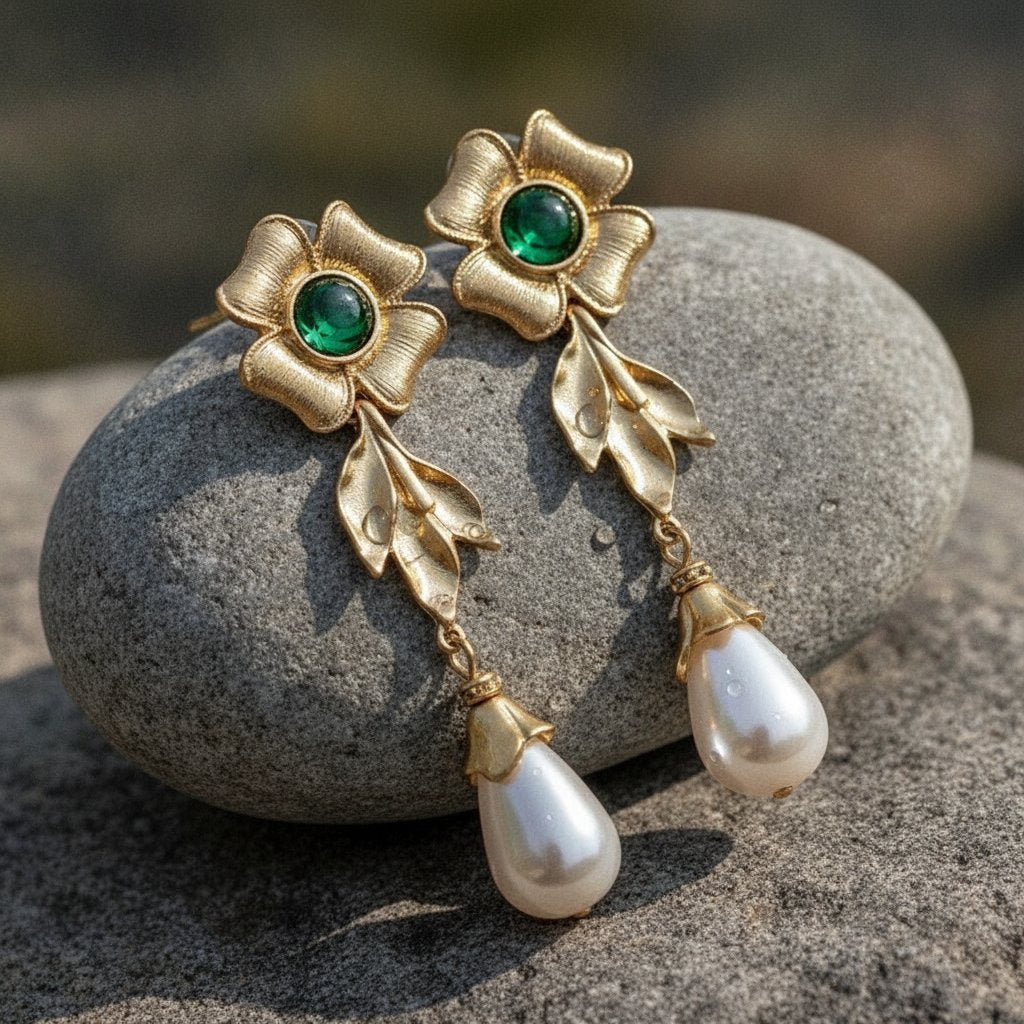 Mirabelle Pearl Earrings