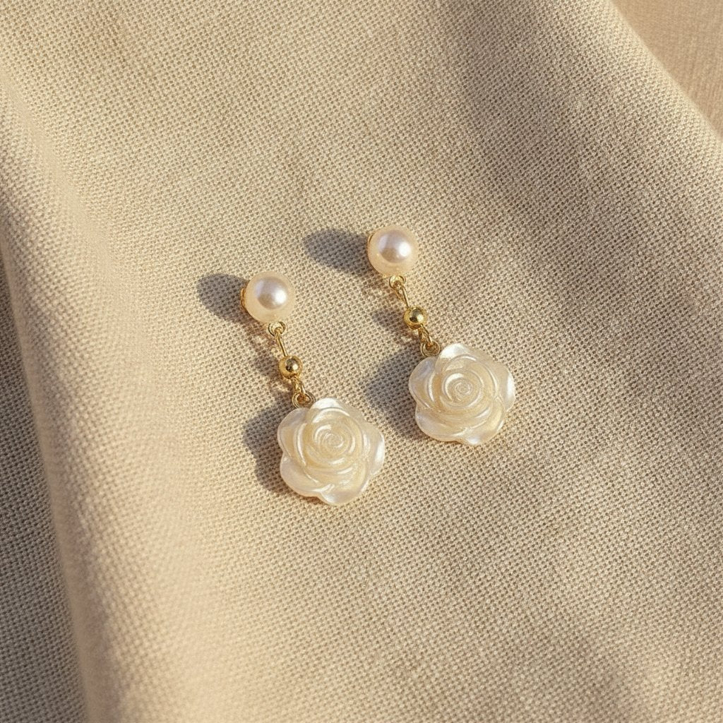 Mirabelle Pearl Earrings