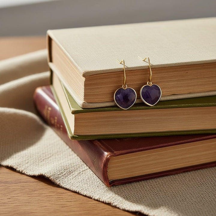 Ninon Amethyst Earrings