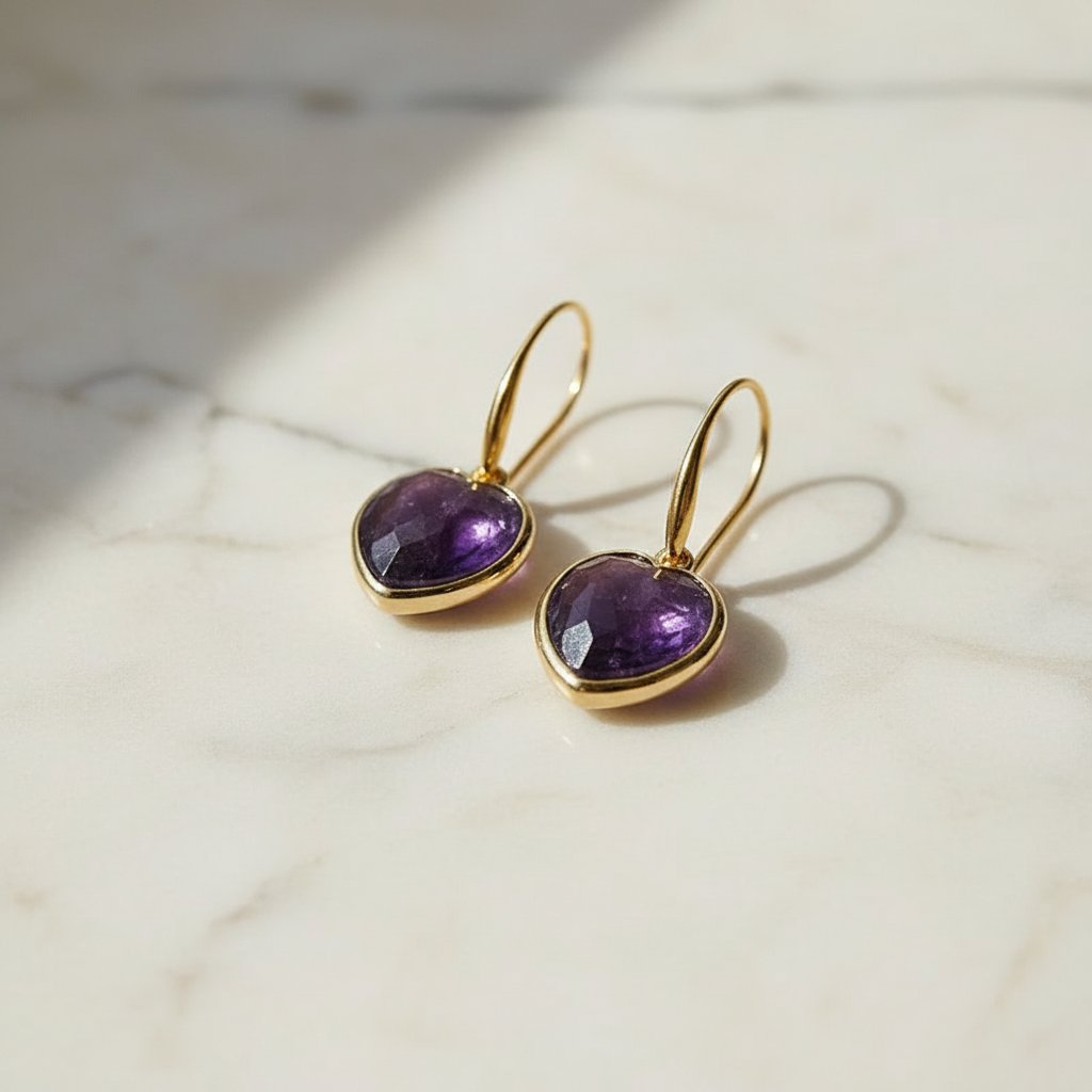 Ninon Amethyst Earrings