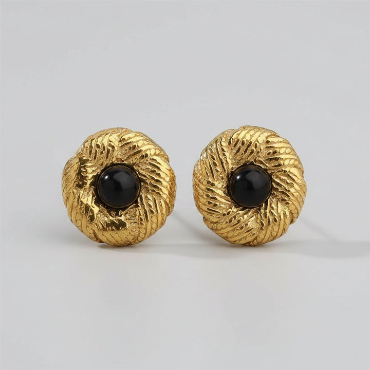 Perrine Onyx Earrings