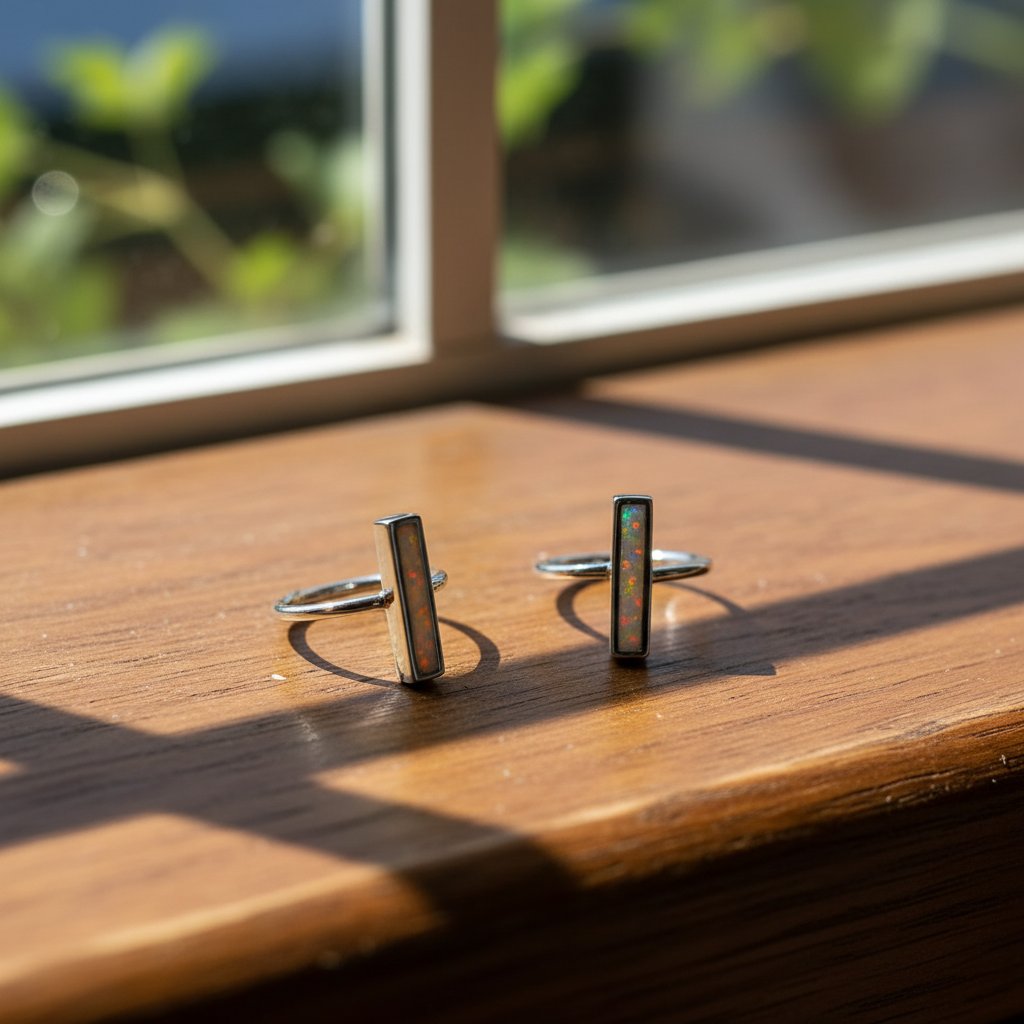 Selene Opal Earrings
