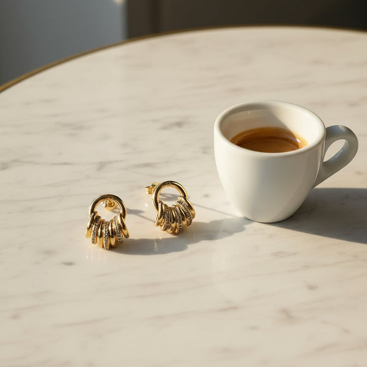 Elise Gold Earrings