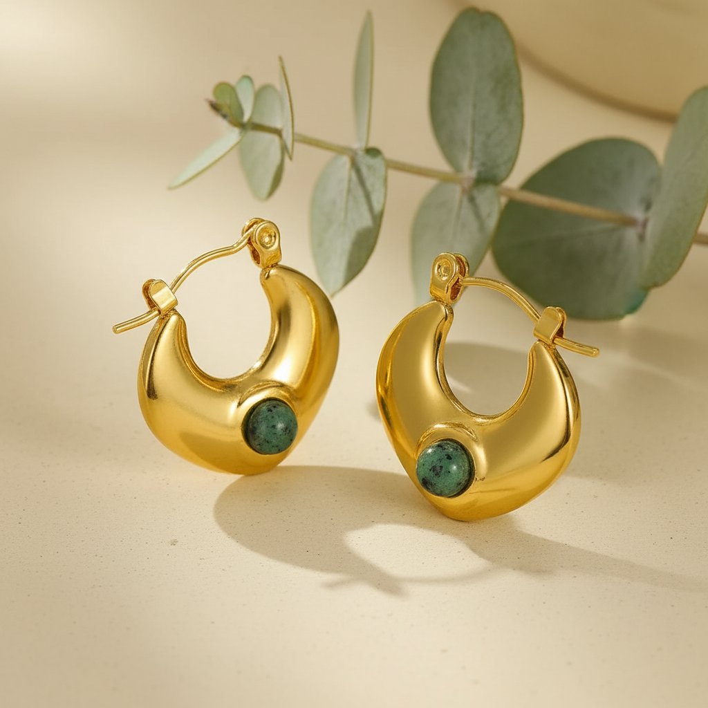 Ambre Jade Earrings