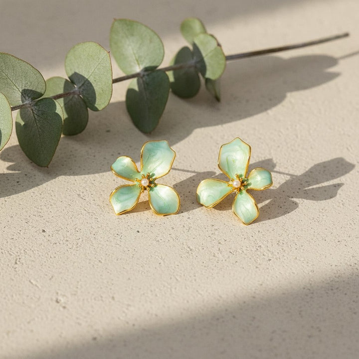 Celestine Jade Earrings