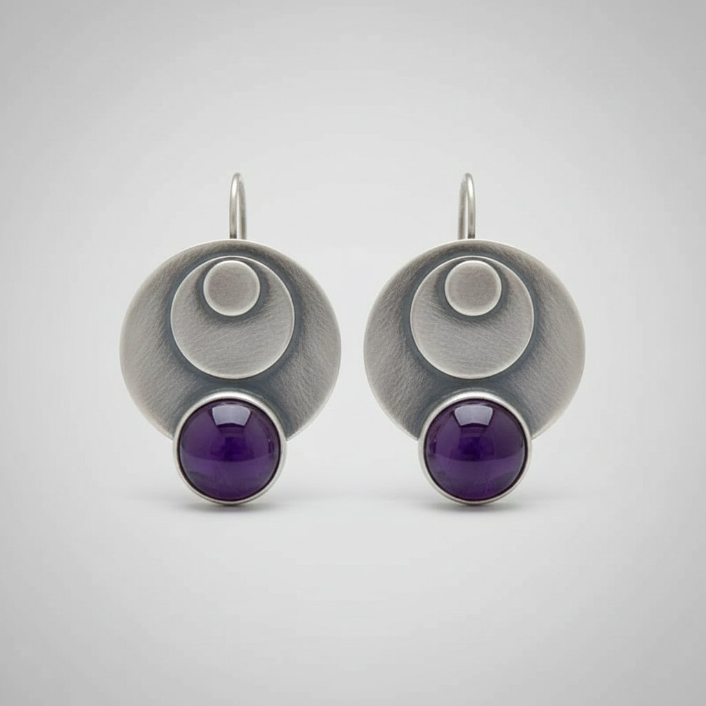 Vionnet Amethyst Earrings
